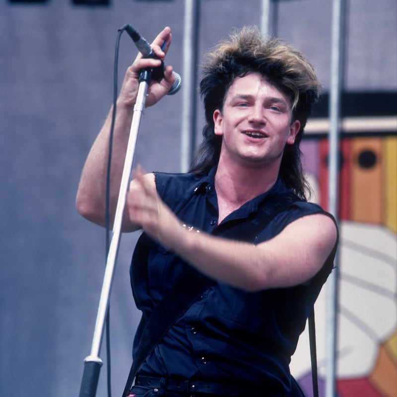 Breaking America: performing at the US Festival in Devore, California in 1983. Photograph: Images Press/Getty