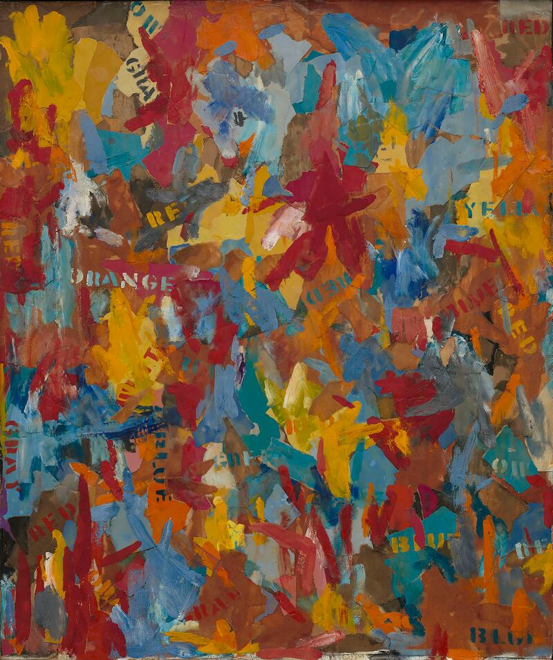 'Small False Start' by Jasper Johns. Photograph: Christie's/The New York Times