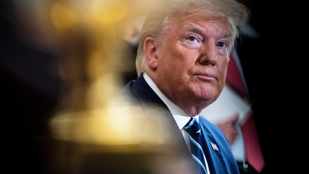 US president Donald Trump: his decision to pull out of the 2015 nuclear deal was always bound to have consequences. Photograph: Erin Schaff/The New York Times
