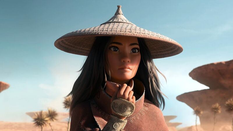 The title character Raya. Photograph: Disney 2020