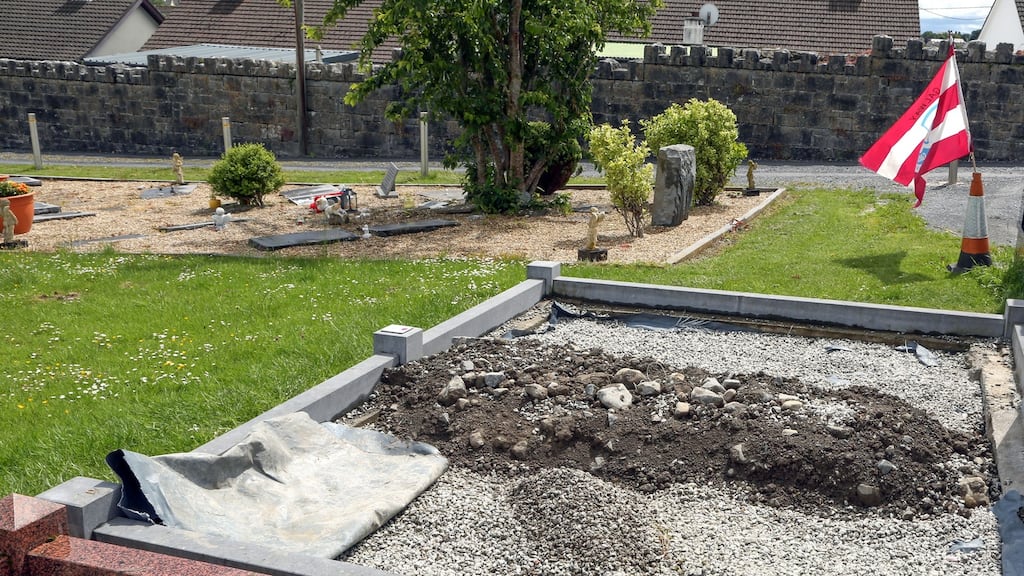 The grave where Sylva Tukula is buried at Bohermore Cemetery in Galway.