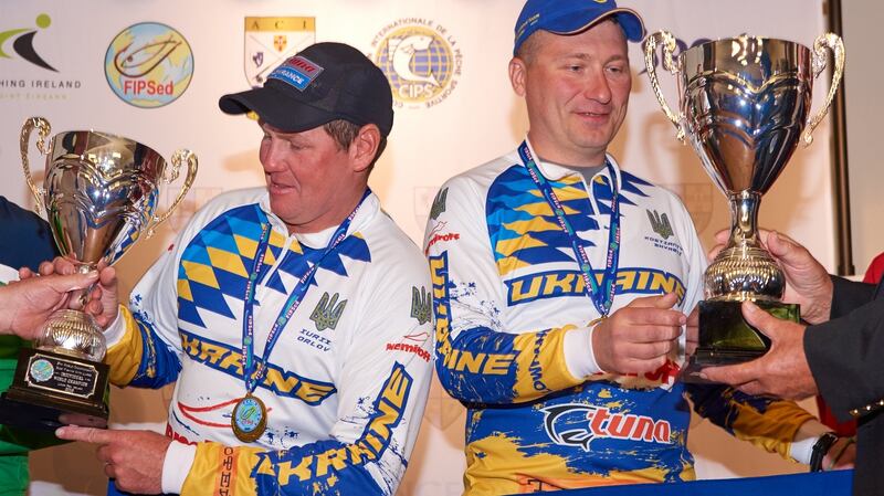 The Ukraine team, world champions of predator boat fishing with lures