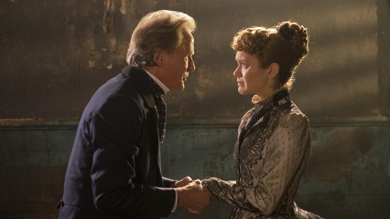 Bill Nighy and Olivia Cooke in The Limehouse Golem