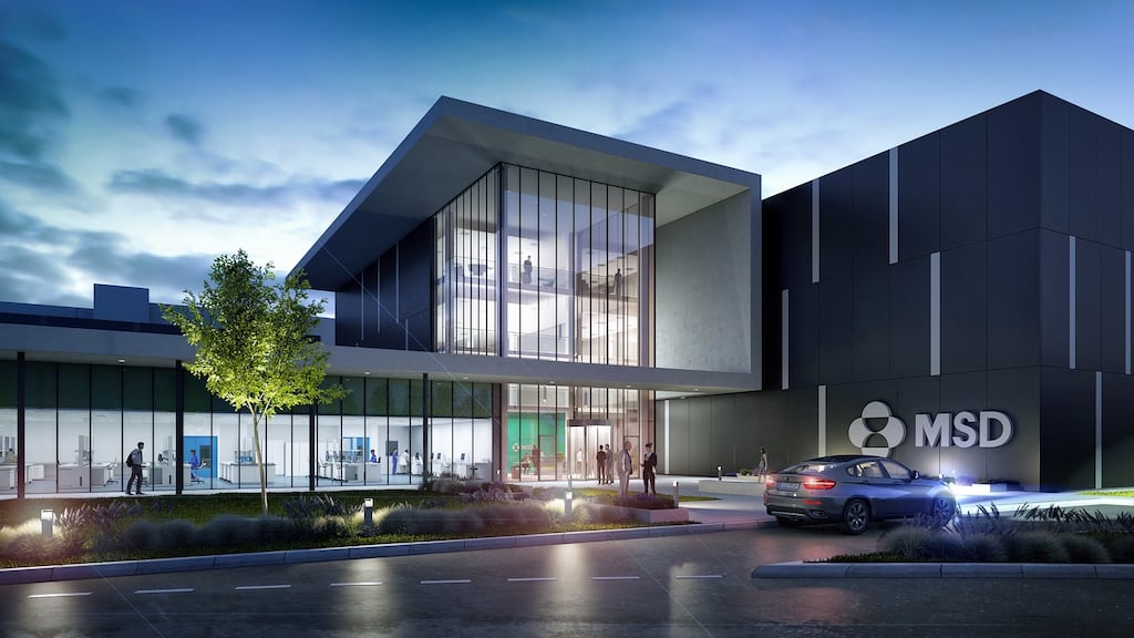 Artist’s impression of new MSD site at Swords, expanded  to 43,000sq m from previous 31,000sq m plant.