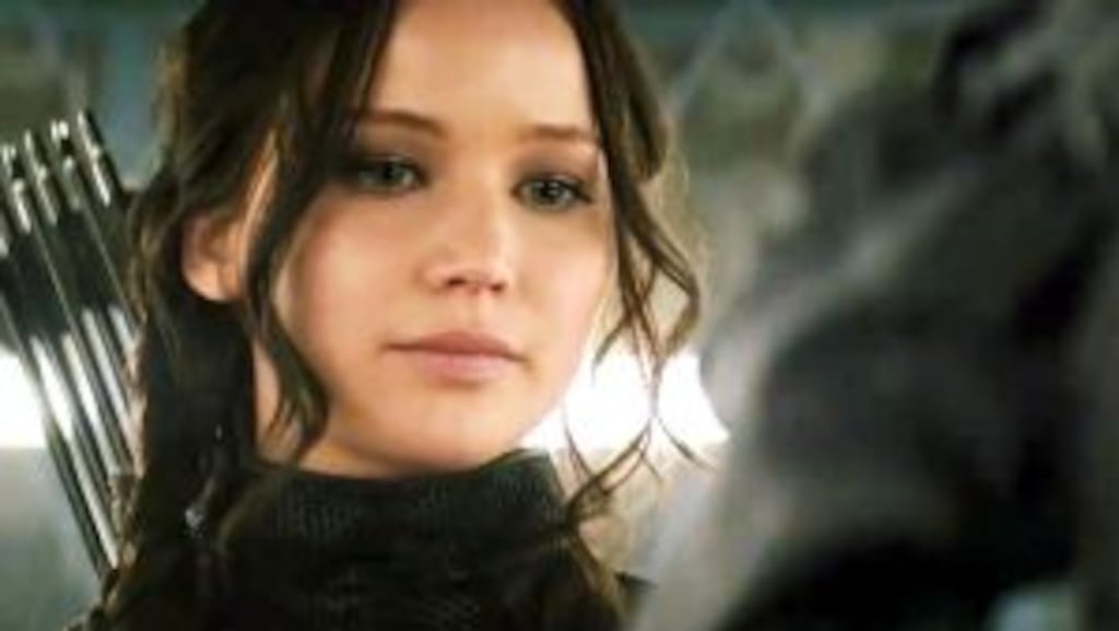 Jennifer Lawrence in The Hunger Games: Mockingjay Part I. The sequel is expected to be one of the biggest films of the year