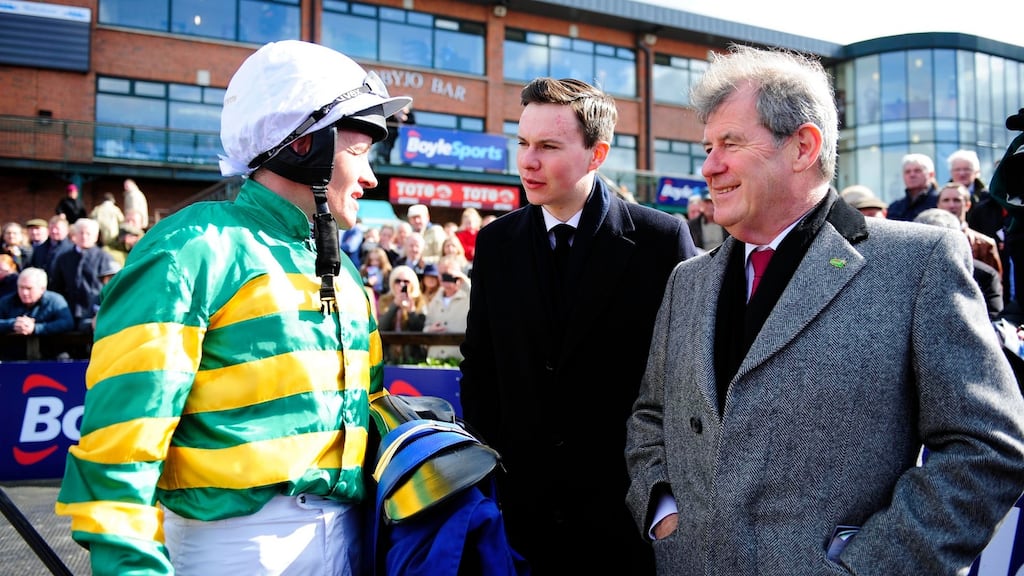 Barry Geraghty: in his first season as number one jockey to JP McManus. Photograph: PA