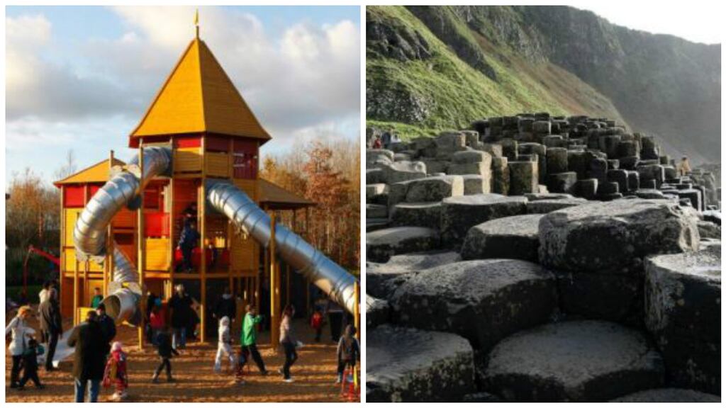 Tayto Park and Giant's Causeway are popular Instagram backdrops