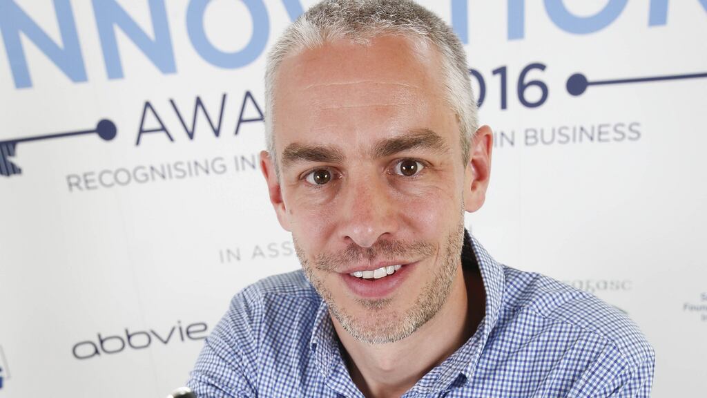 David Craig: Scriba is the first product to be created by Dublin Design Studio. Photograph: Conor McCabe