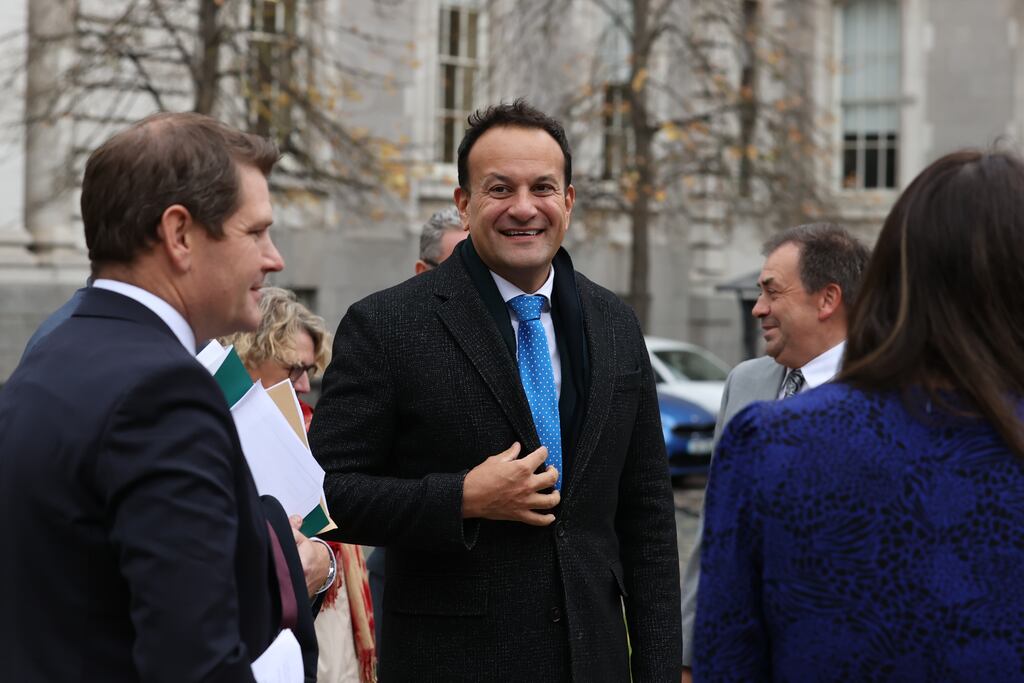 In January “we will see how the economy is doing” and examine the book of finances, Leo Varadkar said. Photograph: Liam McBurney/PA