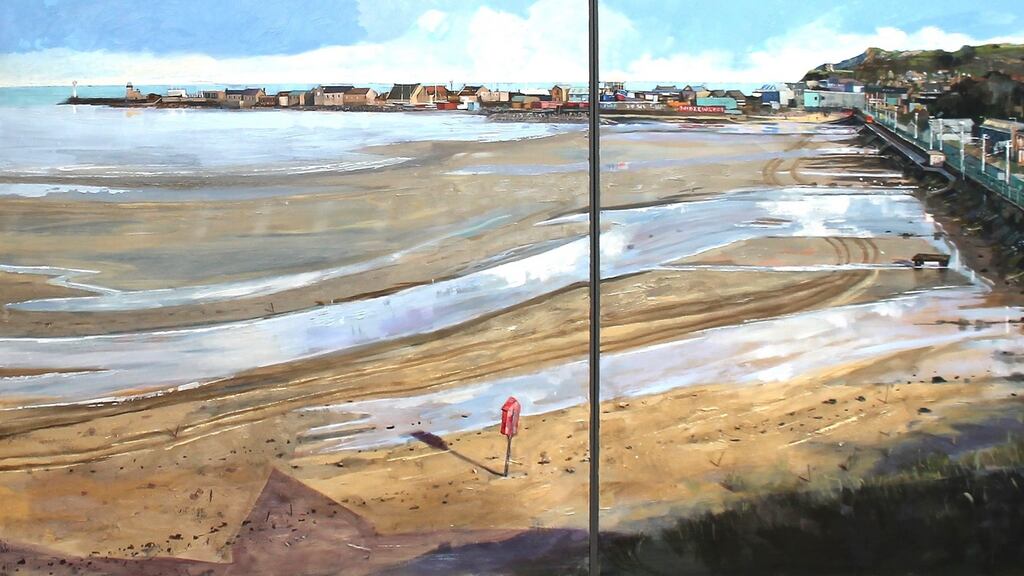Two months on the coast oil on canvas, by Una Sealy