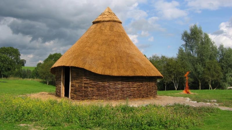 Kyran O’Grady’s thatching: the Iron Age circular willow and reed thatch building at Navan Fort in Armagh