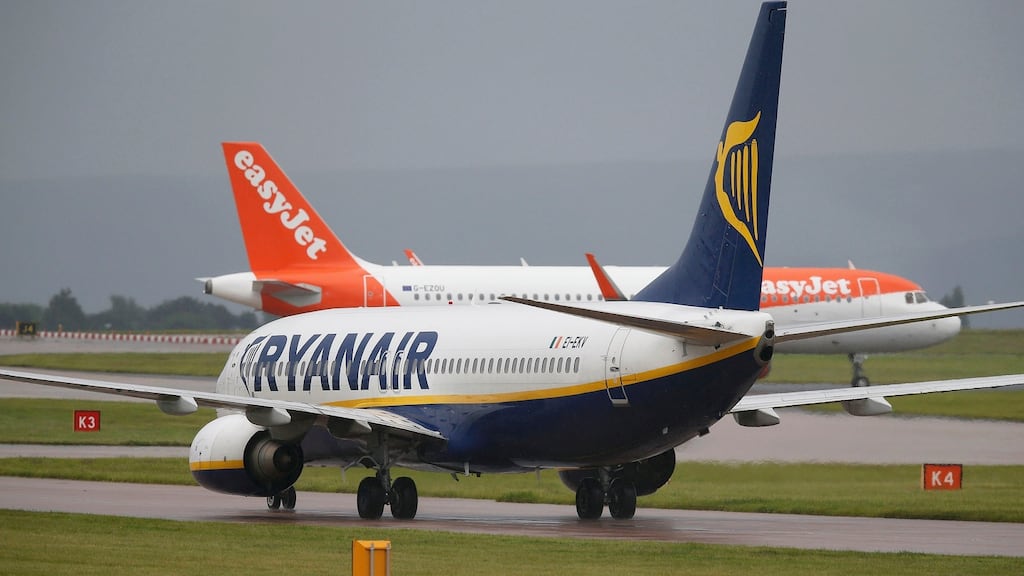 Ryanair, which was under pressure in the previous session, added 0.4 per cent and closed at €16.42. Photograph: Andrew Yates/Reuters