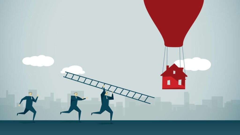 Irish house prices: rumours of sales closing 30 per cent over the asking price are proving true, judging by the Residential Property Price Register. Illustration: iStock/Getty