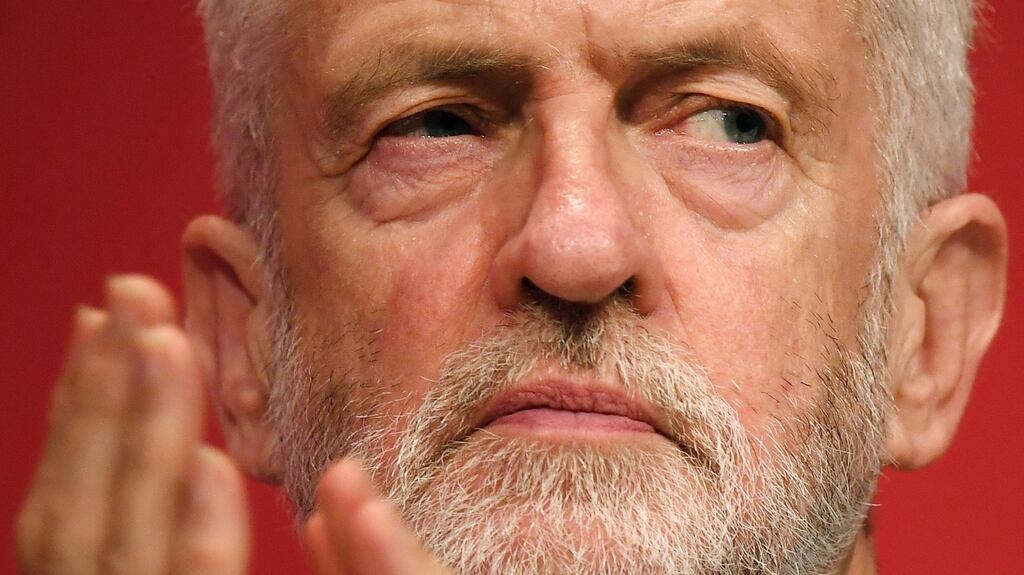 Speakers stressed the importance of remaining united behind party leader Jeremy Corbyn by postponing a decision on the party’s Brexit policy until after a general election. Photograph: Andy Rain/EPA