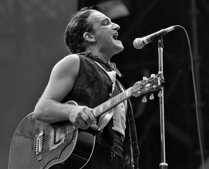 U2 perform The Joshua Tree at Croke Park, Dublin, the first time around, in 1987. Photograph: Eric Luke