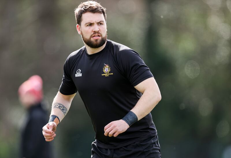 Terenure's Harrison Brewer. Photograph: Tom Maher/Inpho