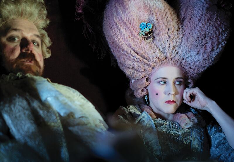 Nick Frost and Alice Lowe in Timestalker. Photograph: Vertigo Releasing/Ludo Roberts