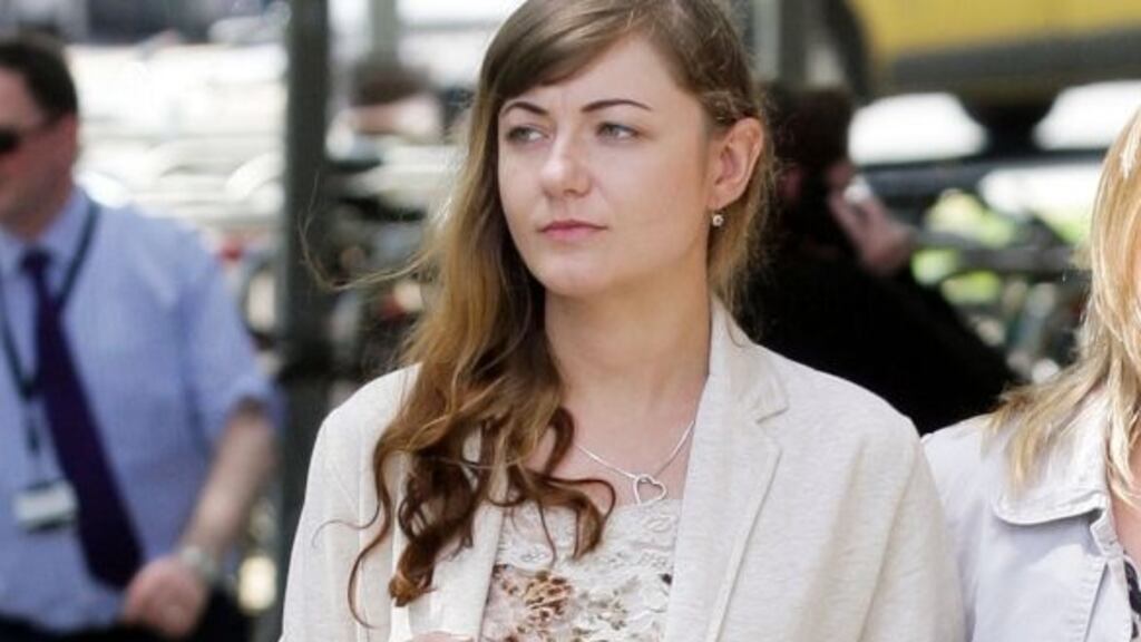 Marta Herda (29), Emoclew Road, Arklow has pleaded not guilty to the murder of Csaba Orsos at the South Quay, Arklow . Photograph: Collins Courts