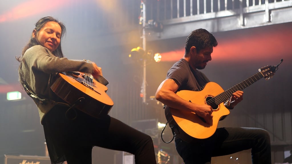 Close enough for jazz? Rodrigo Y Gabriela are one of the acts playing this year’s Guinness Jazz Festival in Cork. Photograph: Mark Metcalfe/Getty Images