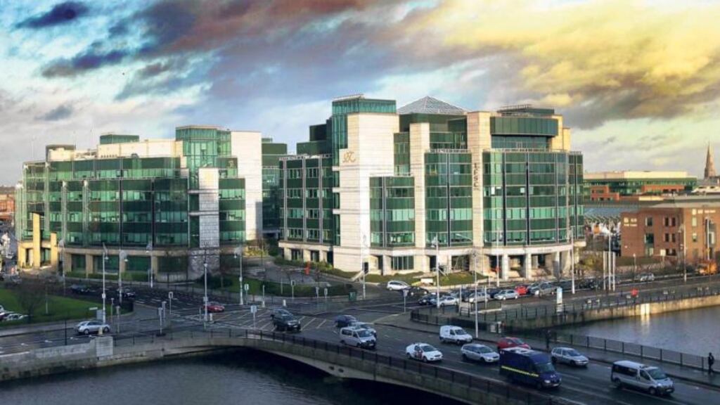 The International Financial Services Centre (IFSC). The Central Bank said in March that half of the 33 existing Irish SPVs that have been used by Russian banks and companies for fundraising purposes have connections to individuals or entities that were subject to EU sanctions. Photograph: Bryan O'Brien
