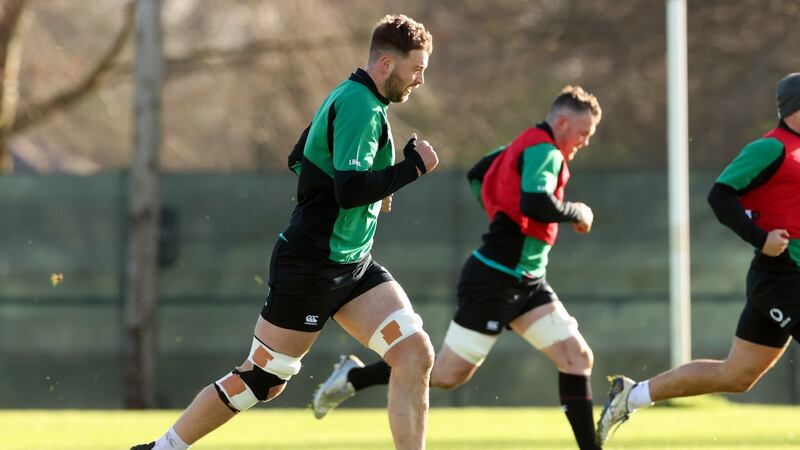 Iain Henderson hasn’t played for eight weeks since sustaining an ankle injury when captaining Ulster to their Heineken Champions Cup win over Northampton in December. Photograph: Billy Stickland/inpho