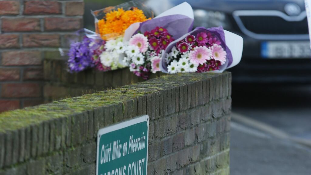 The scene at Parson’s Court, Newcastle, where the three children were found. Photograph: Stephen Collins/Collins