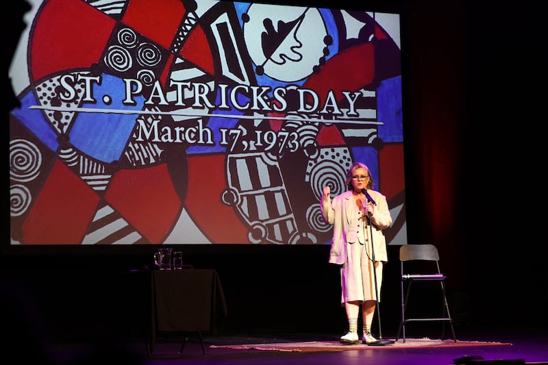 Rosie O’Donnell at 3Olympia Theatre in Dublin on Sunday. Photograph: Dara Mac Dónaill