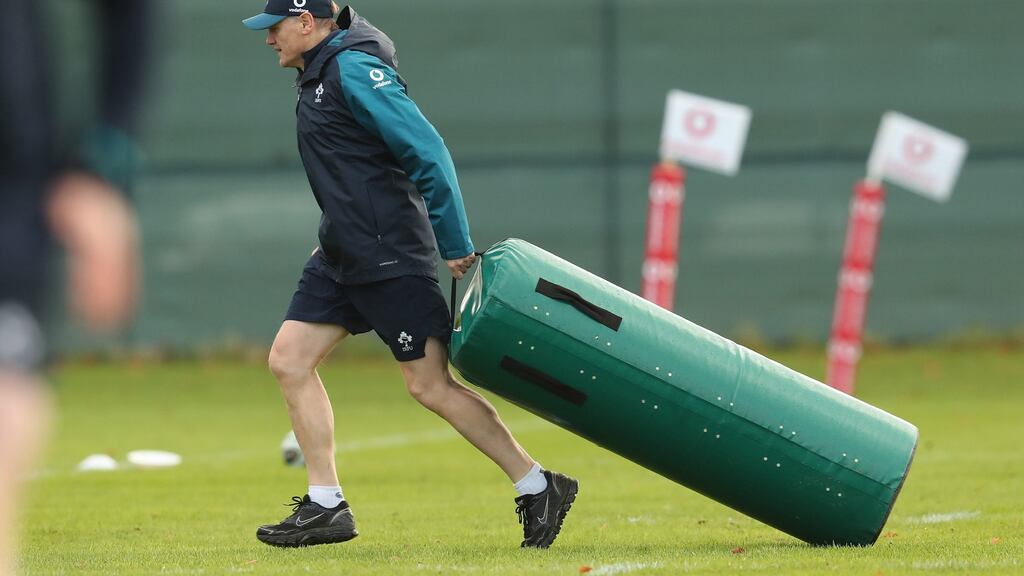 Ireland head coach Joe Schmidt during a training session at Carton House. Photograph: Billy Stickland/Inpho