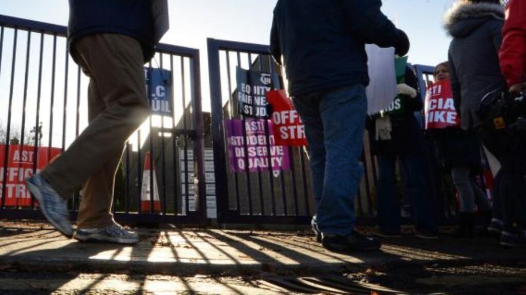 Fintan O’Mahony, a teacher from Carrick-on-Suir, Co Tipperary, says the Department of Education must come up with a solution that suits Ireland, rather than focusing on education systems used abroad. Photograph: Cyril Byrne/The Irish Times