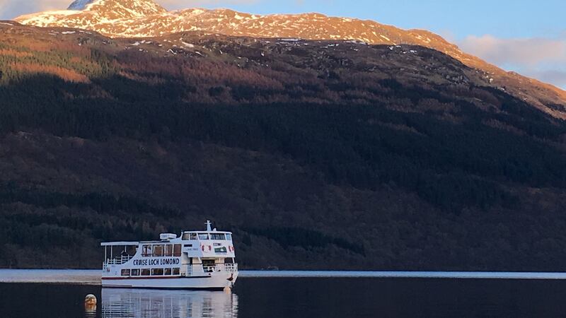 The view across Loch Lomand