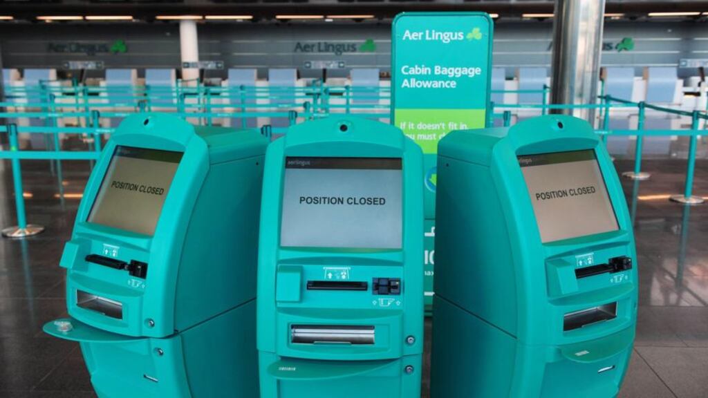 The sale of the State’s 25 per cent stake in Aer Lingus to International Airlines Group (IAG) was recommended by the Cabinet in May. Photograph: Aidan Crawley/Bloomberg
