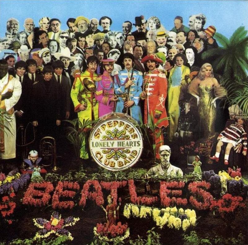 The album cover of the Beatles’ Sgt Pepper’s Lonely Hearts Club Band. The album was originally released in  1967.  Photograph: PA/PA Wire