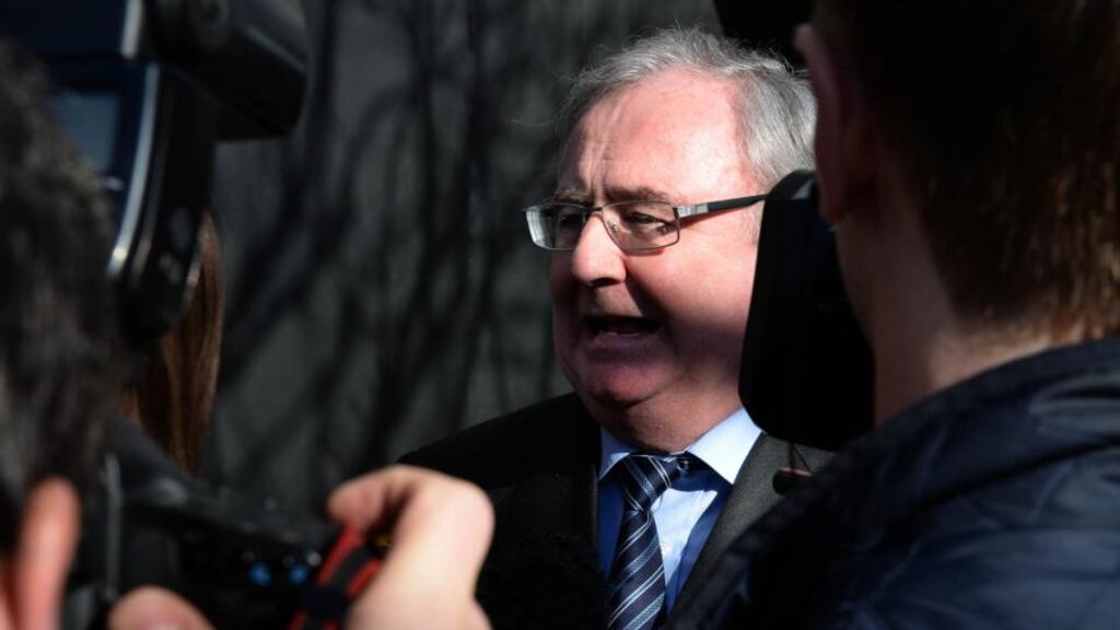 Speaking ahead of a meeting of EU energy ministers this morning, Minister for Energy Pat Rabbitte said there were ’legacy issues’ for Ireland in relation to EU energy policy.Photograph: Dara Mac Dónaill / The Irish Times