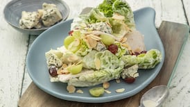 Smoked chicken, grape and Crozier Blue salad