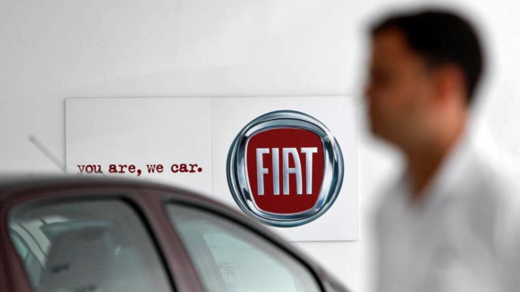 Fiat’s trading profit declined to €618 million from €806 million a year earlier, the company said. Photograph: Reuters/Mansi Thapliyal