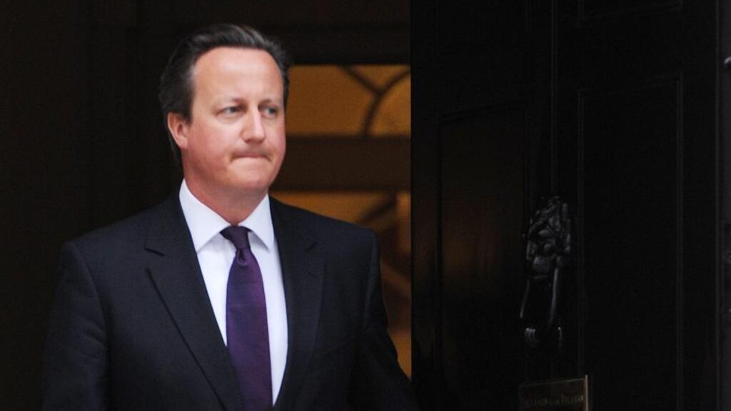 British prime minister David Cameron has struggled to win support from his Conservatives for the proposed £50 billion (€61 billion) high-speed rail line linking London and northern England. Photograph: EPA/Andy Rain