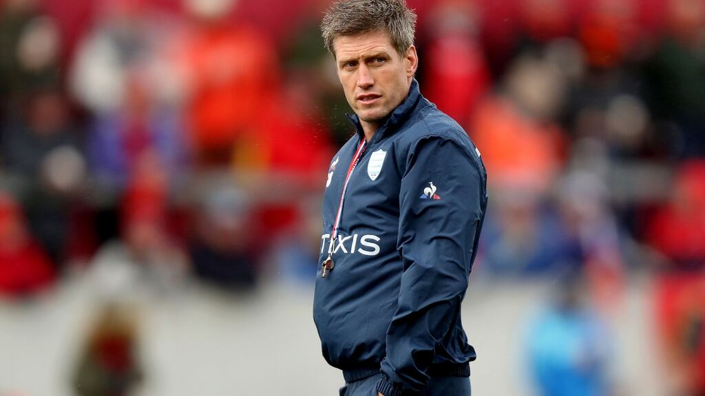 Racing 92 assistant coach Ronan O’Gara: “We need to get more stability, build our base and get more consistent performances.” Photograph: Bryan Keane/Inpho