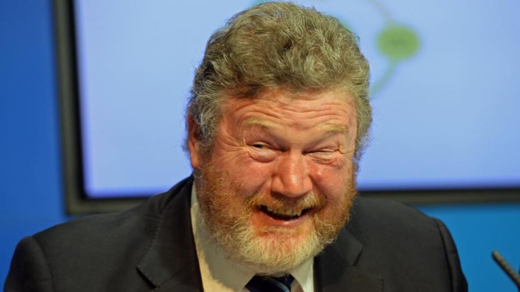 Minister for Health James Reilly at the launch of the White Paper on Universal Health Insurance, at Government Buildings, today. Photograph: Eric Luke / The Irish Times