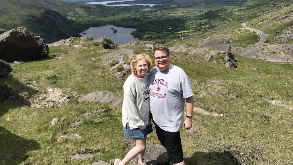 Jeanie Lewis and her husband visiting from Chicago.