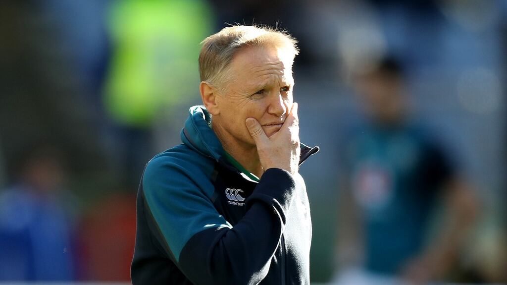 Joe Schmidt can’t quite put his finger on why Ireland have started this year’s Six Nations so poorly. Photograph: David Rogers/Getty Images