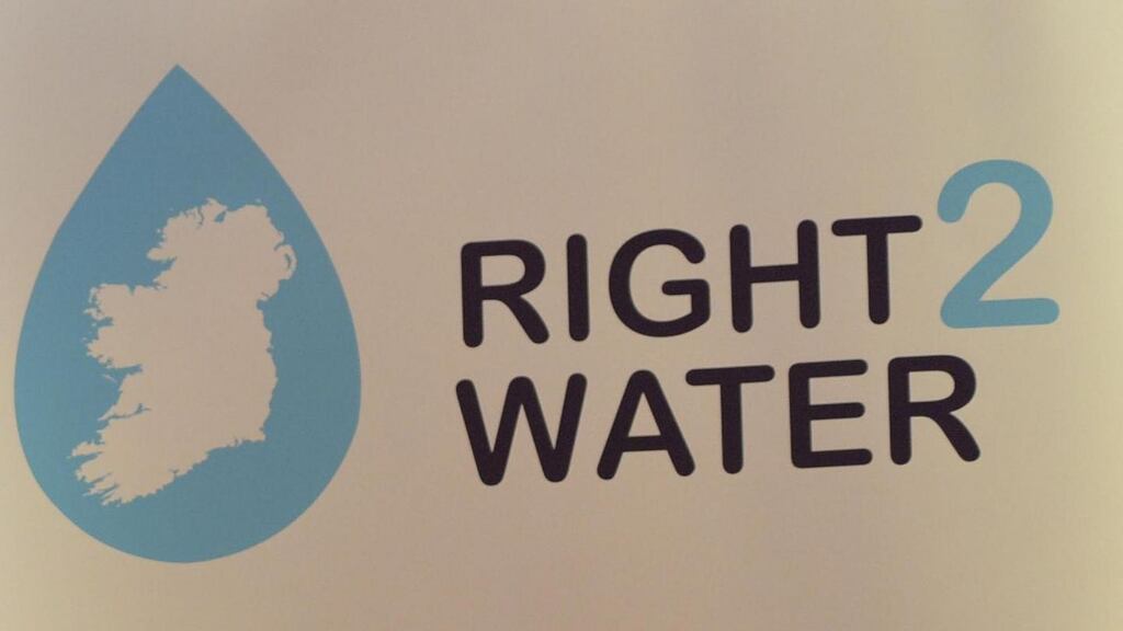 Brendan Ogle of the Right to Water campaign group said anyone who could not protest peacefully should ‘stay away’ from the next protest on December 10th.