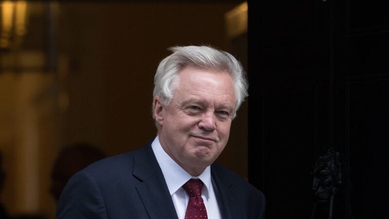 Britain’s  chief negotiator on Brexit David Davis. Photograph:   Hayoung Jeon/EPA