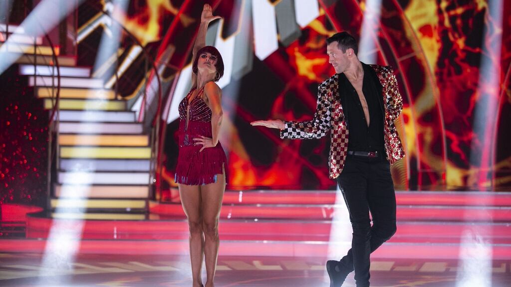 Denis Bastick with Giulia Dotta. Photograph: Kyran O'Brien