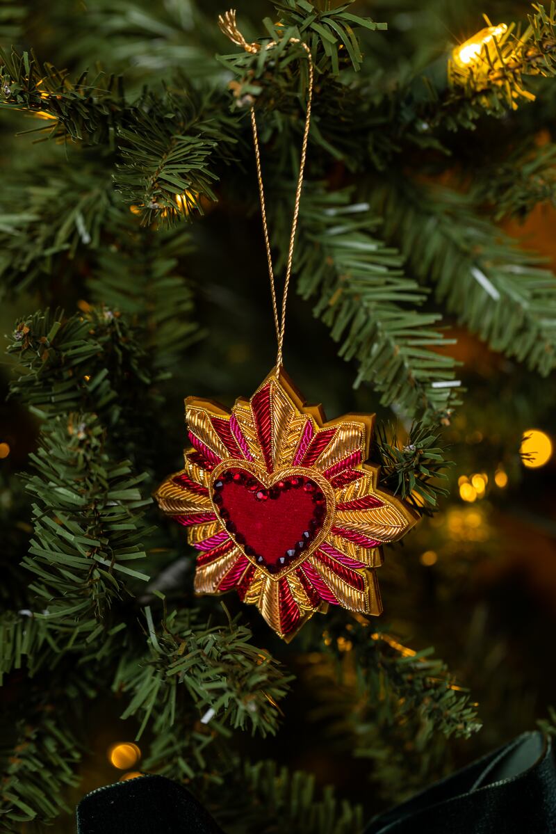 The nostalgia trend: Hand & Lock London embroidered decoration, €52, handembroidery.com