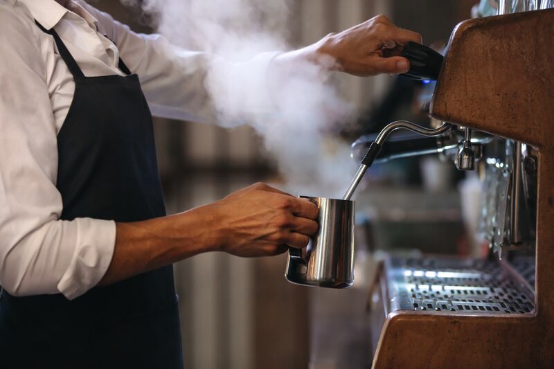 The barista who makes your coffee at lunch can be considered a so-called weak connection. Photograph: iStock