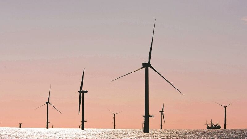 The Arklow Bank offshore wind farm in the Irish Sea. If you want a case study of what the State means by 'urgent', try this slow-mo movie of Irish offshore wind power. It will remind you that Einstein wasn’t kidding when he said that time is a relative concept.