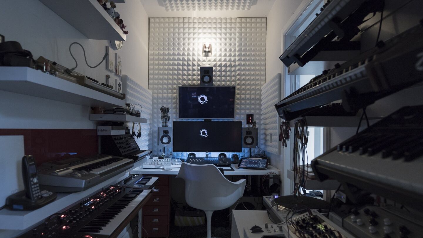 The sound studio at 10 Merville Avenue, Stillorgan, Co Dublin