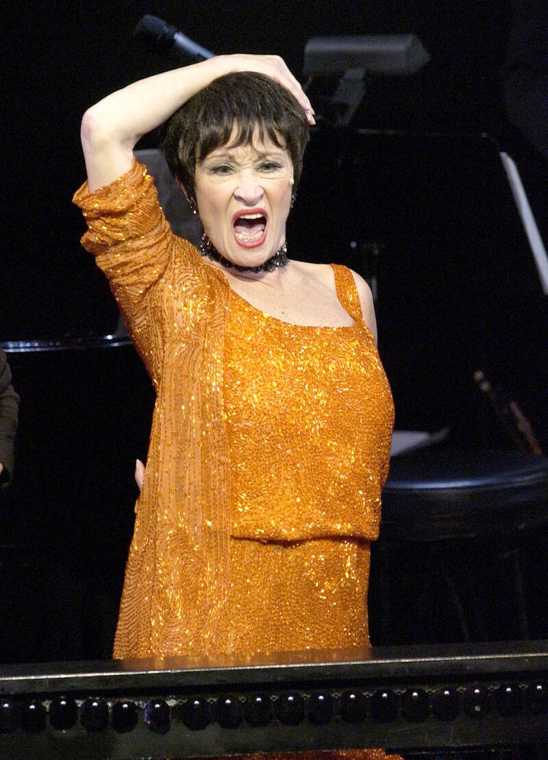 Chita Rivera during ASCAP Celebrates the Life and Works of Cy Coleman at Majestic Theatre in New York City. Photograph: J Countess/WireImage