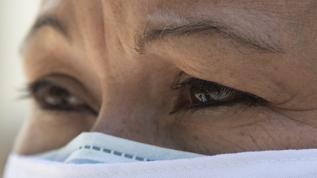 A comfortable, well fitting mask that covers your nose, mouth and chin is the best one to wear. Photograph: Getty Images