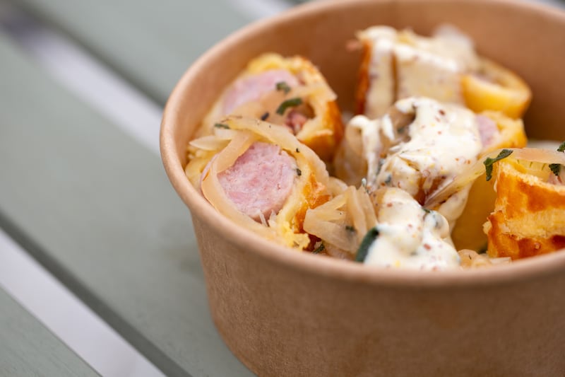 Sausage roll, with sage, onion and wholegrain mustard from Mermaid, Monkstown, Co Dublin